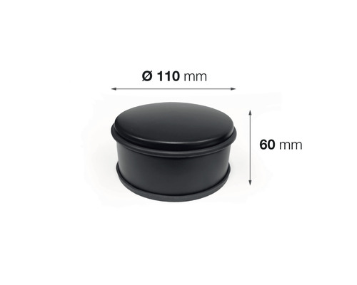Türstopper aus Metall, Durchmesser 110 mm, Höhe 60 mm