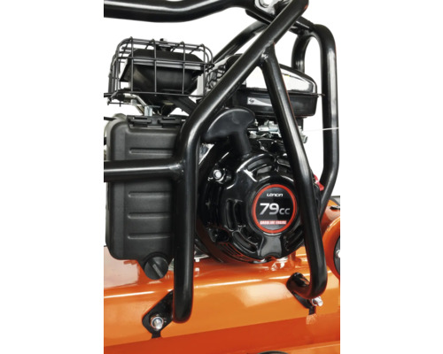Detailansicht des 79-ccm-Benzinmotors einer Rüttelplatte