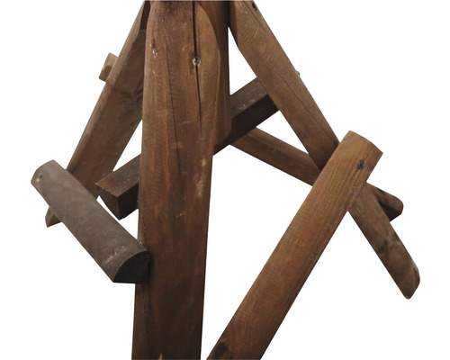 Construction en bois avec des entretoises