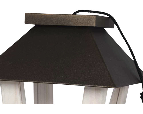 Vue détaillée d''une lanterne avec suspension