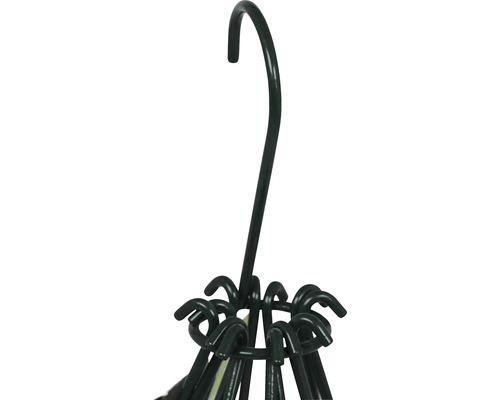 Support pour plantes métallique avec crochet