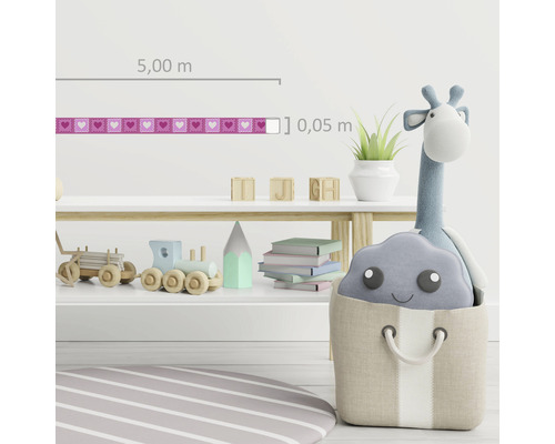 Scène avec bordure pour chambre d''enfant, longueur 5 mètres