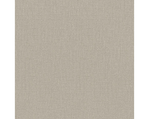 Papier peint intissé 2117-12 Vliespoint uni marron Gros plan d''une matière textile beige
