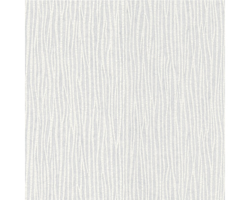 Papier peint intissé 2440-17 motif rayures blanc Papier peint avec motif de lignes ondulées