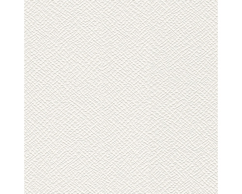 Papier peint intissé 2526-16 enduit tissé blanc Papier ingrain blanc avec une fine structure