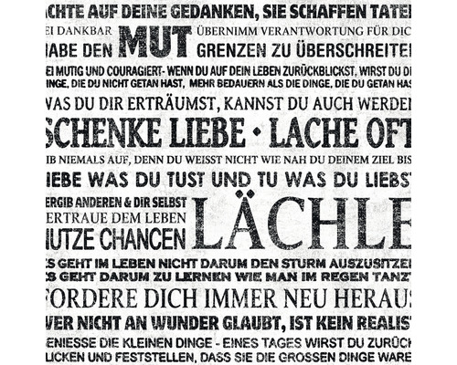 Image murale avec des dictons motivants