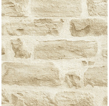 Tapete mit Steinmauer-Motiv