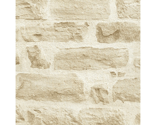 Papier peint avec motif de mur de pierre