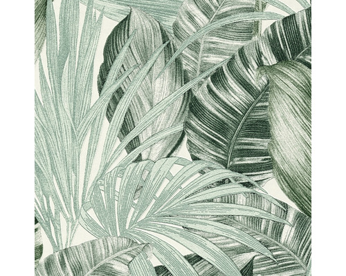 Tapete mit Blättermotiv