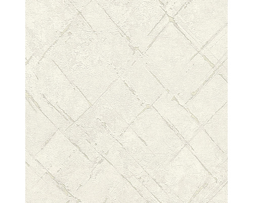 Papier peint structuré clair avec motif géométrique