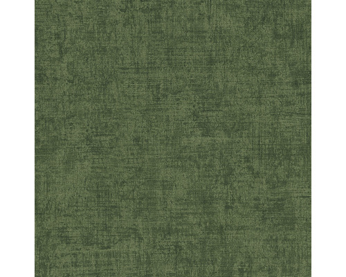 Papier peint intissé 37334-7 Greenery uni vert foncé Gros plan d''un tissu d''ameublement vert texturé