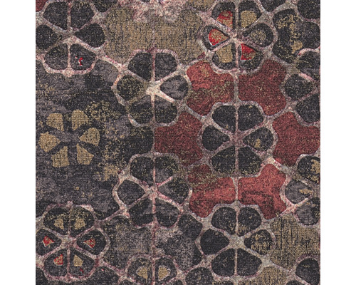 Gemustertes Textil mit Blumenmuster