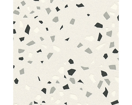 Nahaufnahme einer Terrazzo-Oberfläche mit unregelmäßigen Steinfragmenten