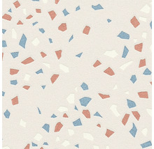 Terrazzo-Muster mit unregelmäßigen Formen auf einer Tapete