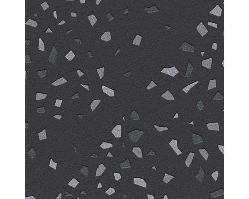 Nahaufnahme einer Bodenfliese mit Terrazzo-Muster