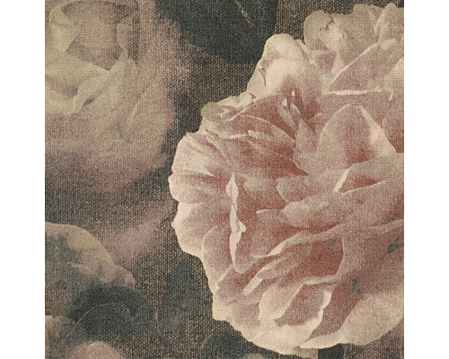 Gros plan d''un papier peint à motifs floraux