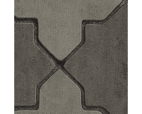 Nahaufnahme von Pflastersteinen mit speziellem Verlegemuster