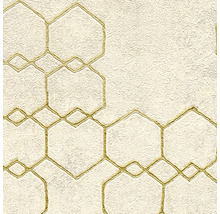 Tapete mit geometrischem Muster aus Sechsecken