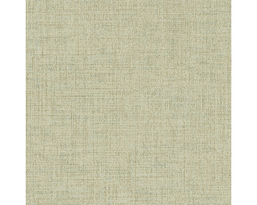 Nahaufnahme einer beigen Tapete mit Leinenstruktur.