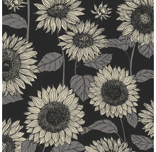 Tapete mit Sonnenblumenmuster
