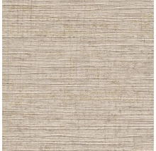 Papier peint beige avec structure de lin horizontale pour décoration murale.