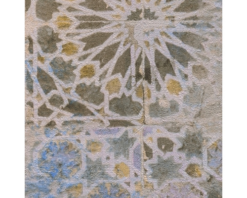 Nahaufnahme einer gemusterten Oberfläche mit geometrischen Formen