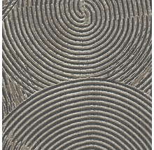Gros plan d''un papier peint avec des motifs circulaires concentriques.