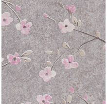 Papier peint à motif floral