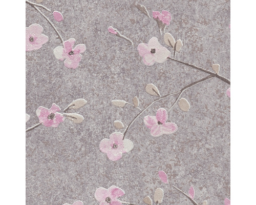 Papier peint à motif floral