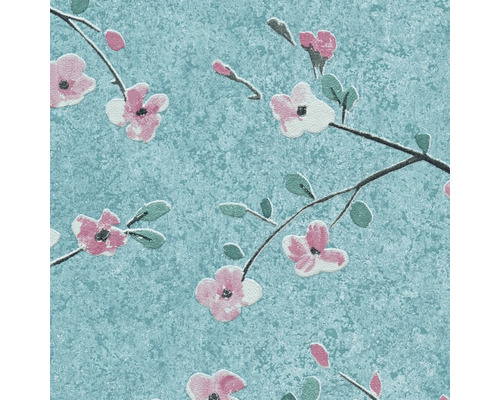 Tapete mit Blumenmuster auf Ästen