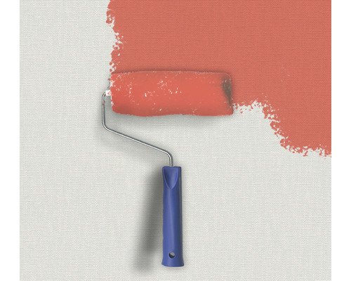 Application de peinture au rouleau sur un mur