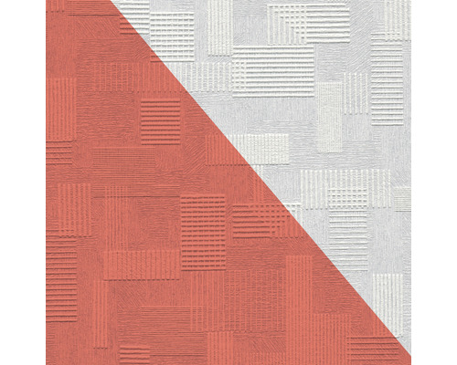 Papier peint avec motif géométrique, partiellement coloré