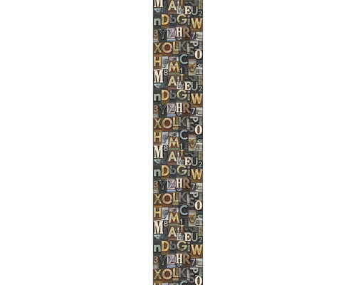 Papier peint avec motif de lettres