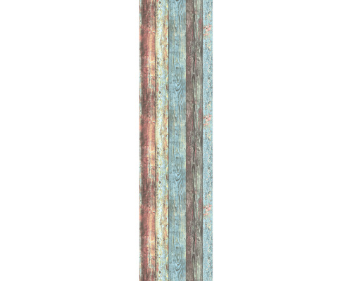 Papier peint avec motif de planches de bois