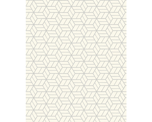 Papier peint avec motif géométrique de cubes