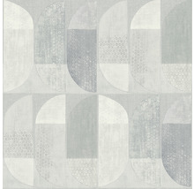 Tapete mit geometrischem Halbkreis Muster