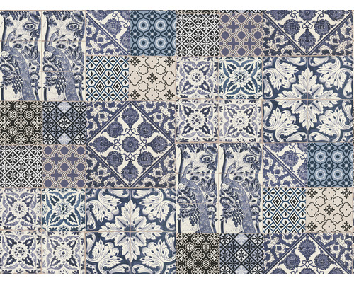 Fliesen mit unterschiedlichen Mustern