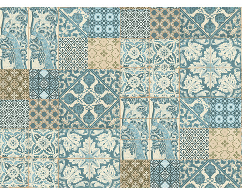 Fliesenmuster mit floralen und geometrischen Designs