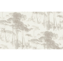 Papier peint avec motif de forêt pour une décoration murale naturelle