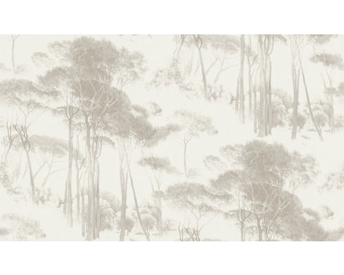 Papier peint avec motif de forêt pour une décoration murale naturelle