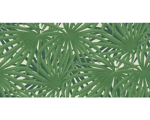 Papier peint à grand motif de feuilles