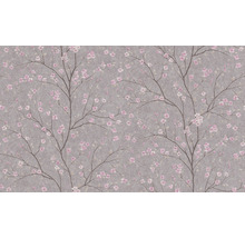 Papier peint à motif floral