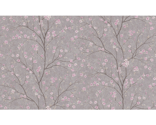 Papier peint à motif floral