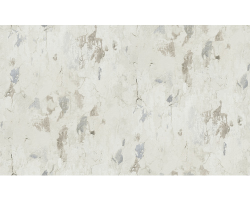 Tapete in Putzoptik mit Rissen und abgeplatzter Farbe