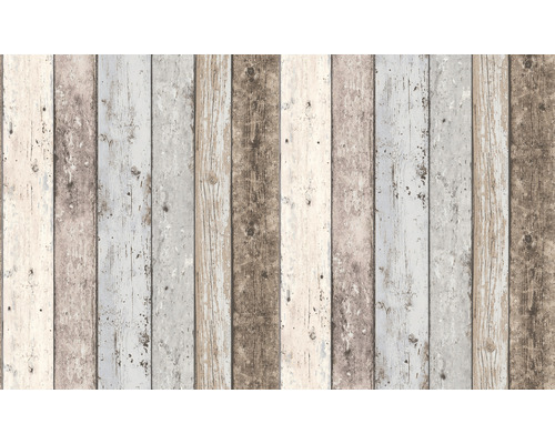 Papier peint avec motif de planches de bois