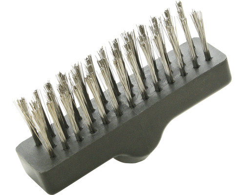 Brosse métallique avec manche en plastique