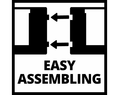 Symbol für einfache Montage