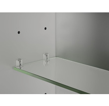 LED Spiegelschrank Jokey Tromsö alufarben 63x68,5 cm