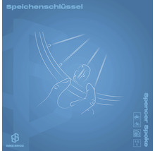 Illustration eines Speichenschlüssels für Fahrräder