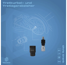 Tretkurbel und Tretlager Abzieher Werkzeugsatz